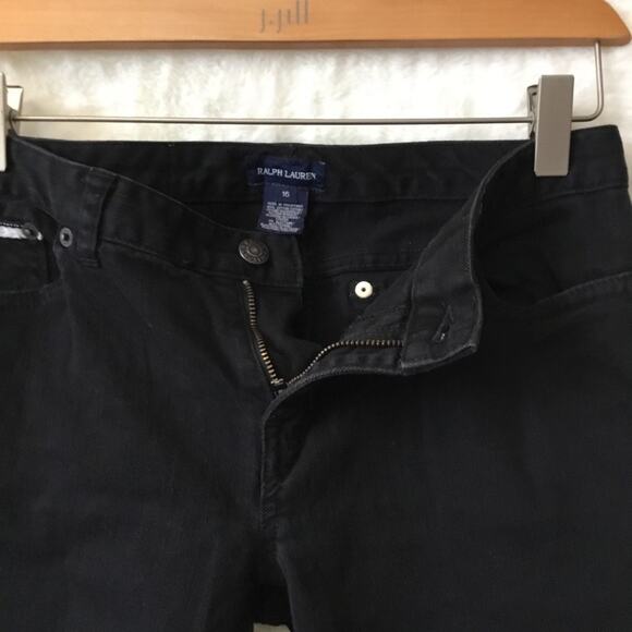 Ralph Lauren Girl Black Straight Leg Jeans - Picture 7 of 15